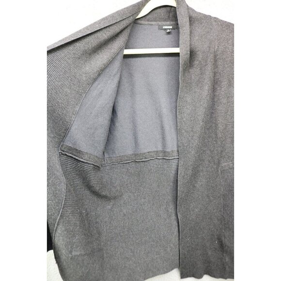 Premise Gray Long Open Front Cardigan-Size Small-Pockets - Picture 4 of 11